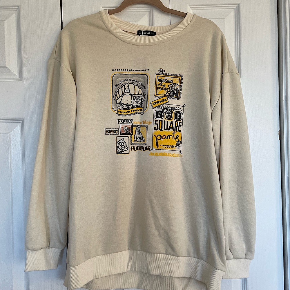 NEW Oversized SpongeBob Sweatshirt